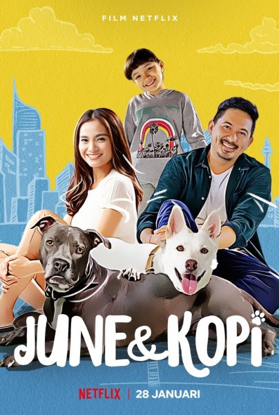 June & Kopi (2021) - Vertical Movie Poster