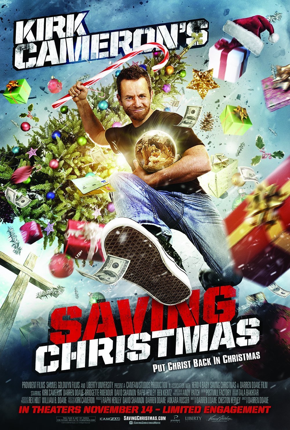 Kirk Cameron's Saving Christmas (2014) - Vertical Movie Poster