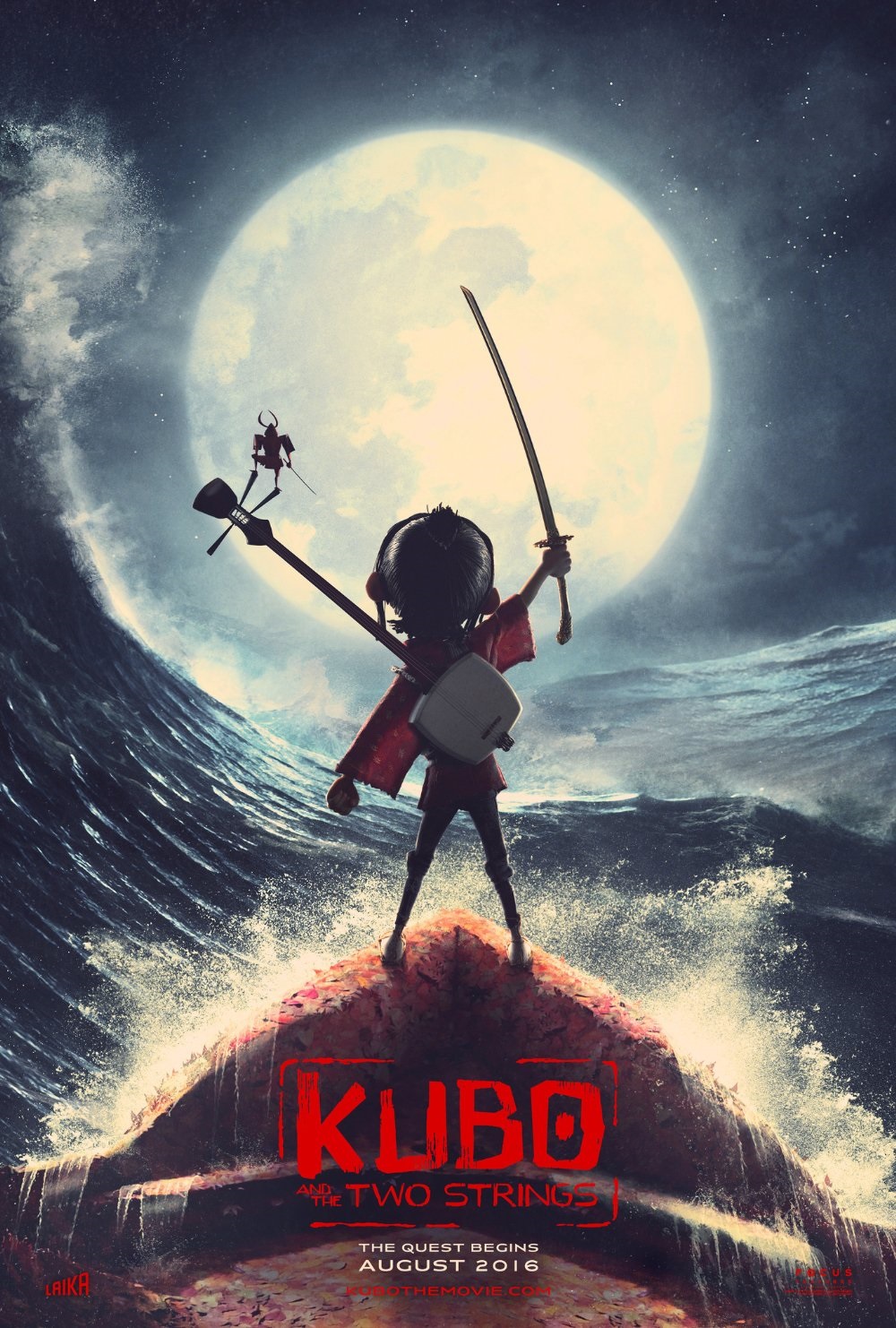Kubo and the Two Strings (2016) - Vertical Movie Poster