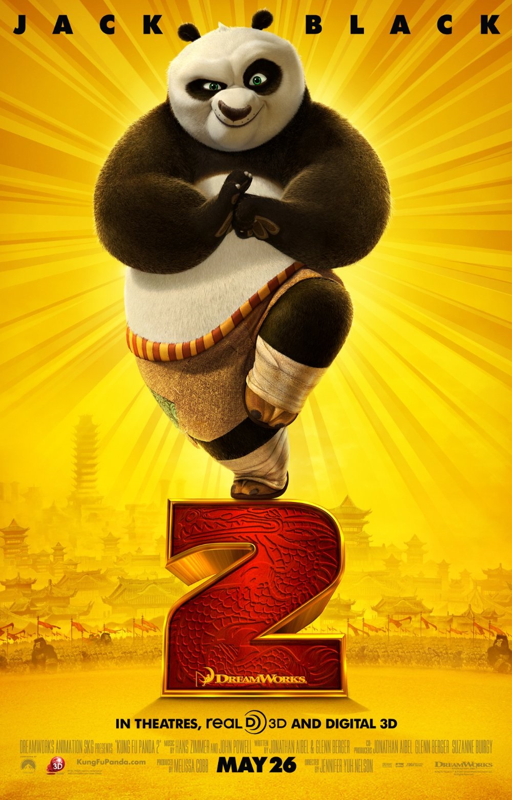 Kung Fu Panda 2 (2011) - Vertical Movie Poster