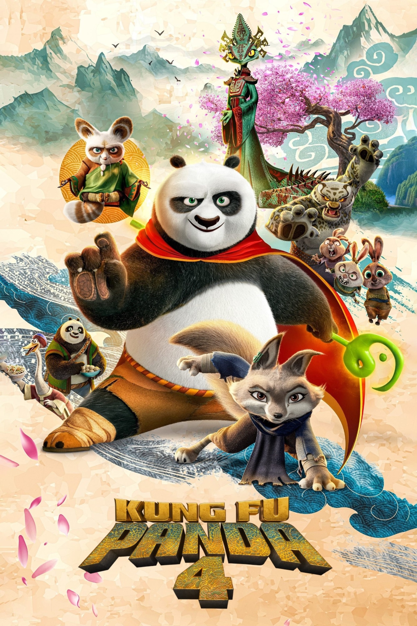 Kung Fu Panda 4 (2024) - Vertical Movie Poster