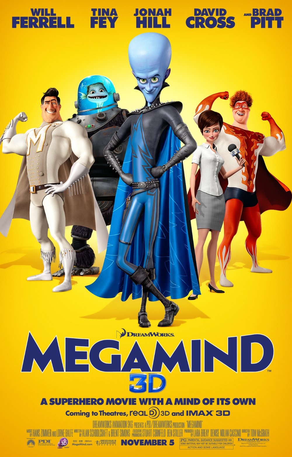 Megamind (2010) - Vertical Movie Poster