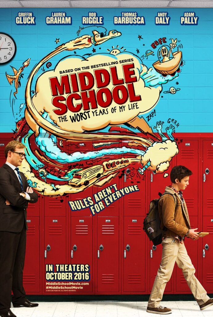 Middle School: The Worst Years of My Life (2016) - Vertical Movie Poster