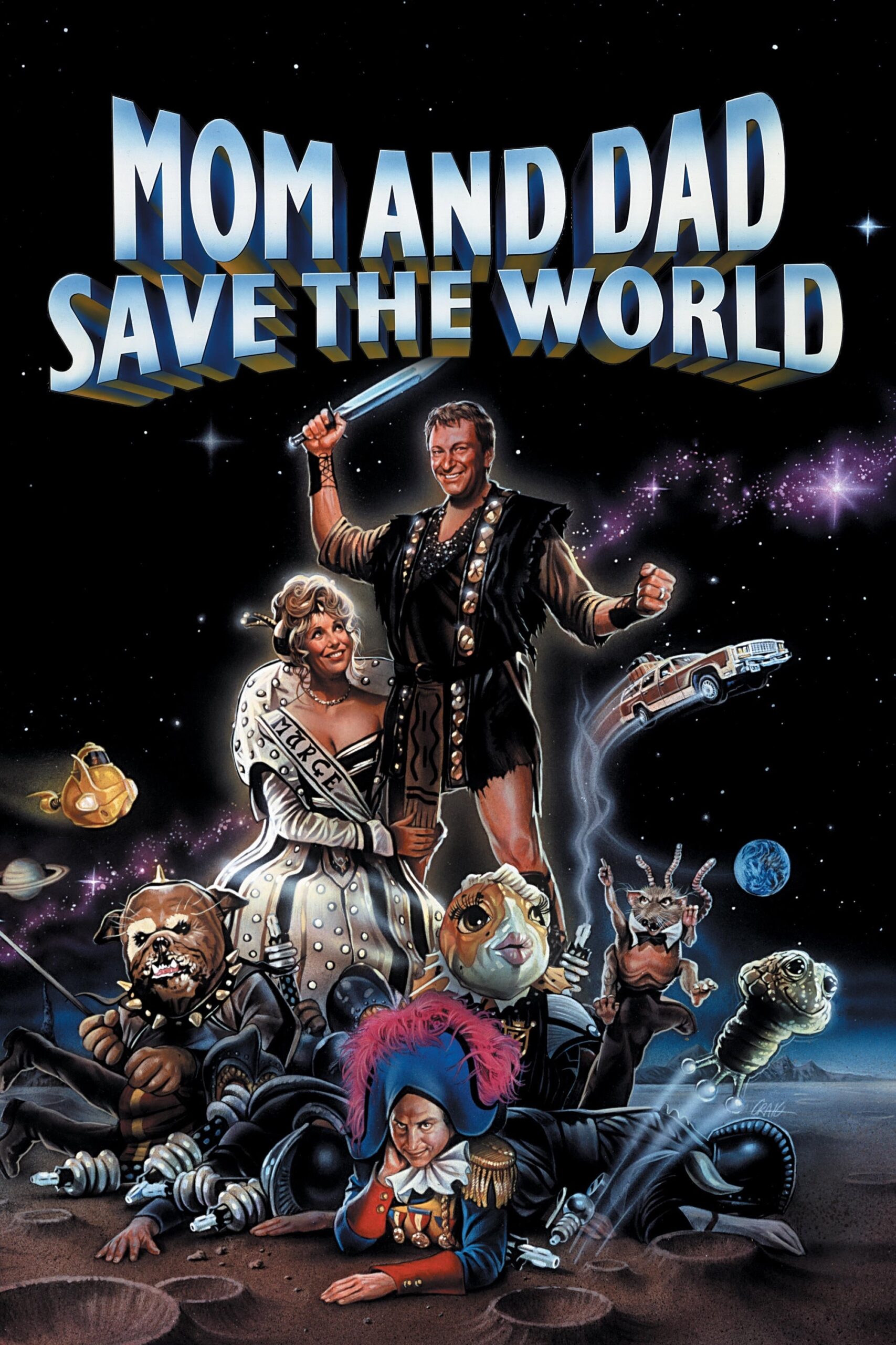 Mom and Dad Save the World (1992) - Vertical Movie Poster