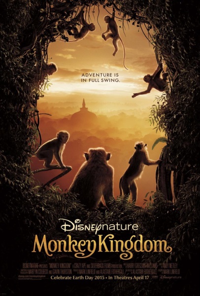 Monkey Kingdom (2015) - Vertical Movie Poster