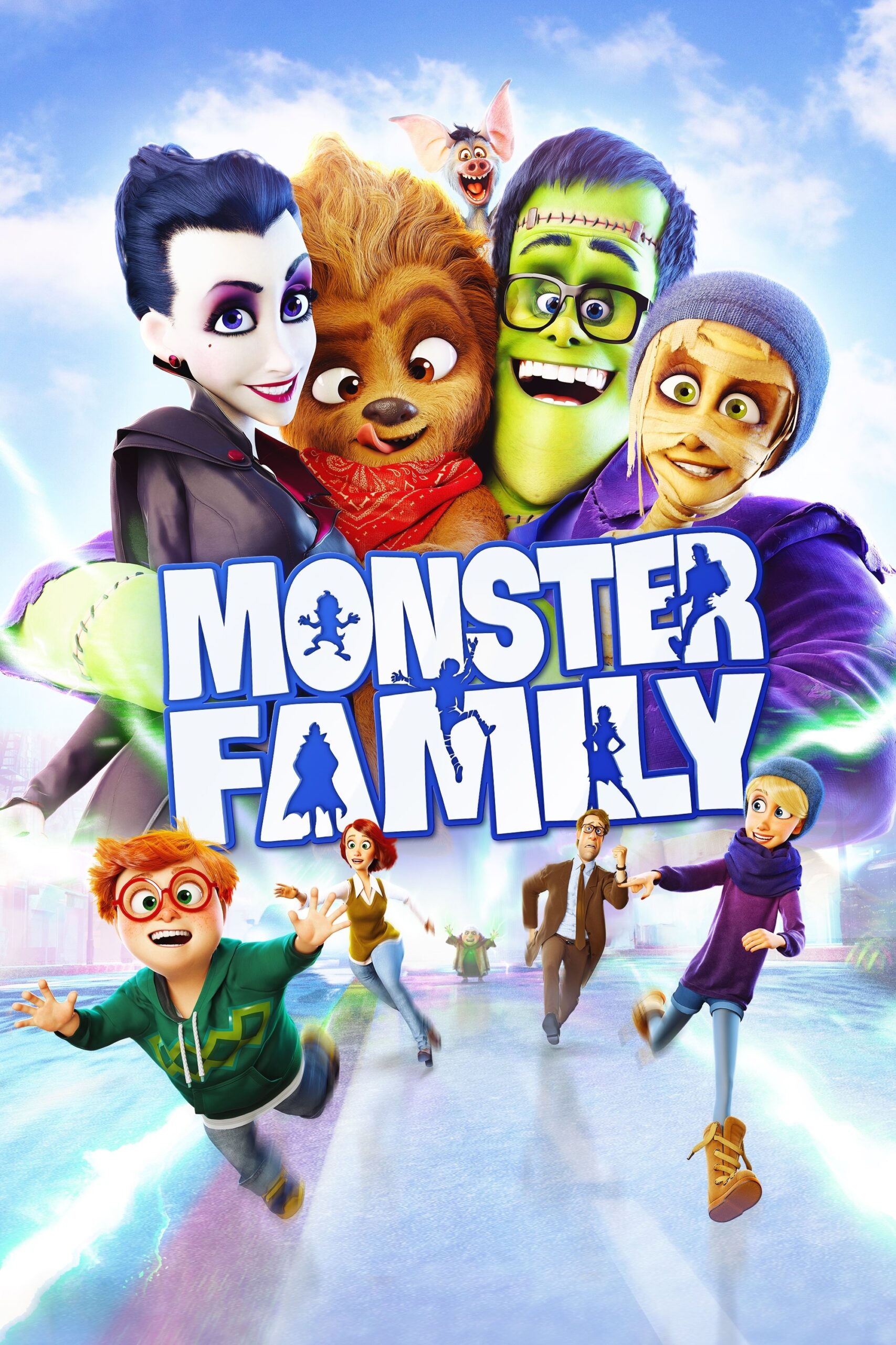 Monster Family (2017) - Vertical Movie Poster