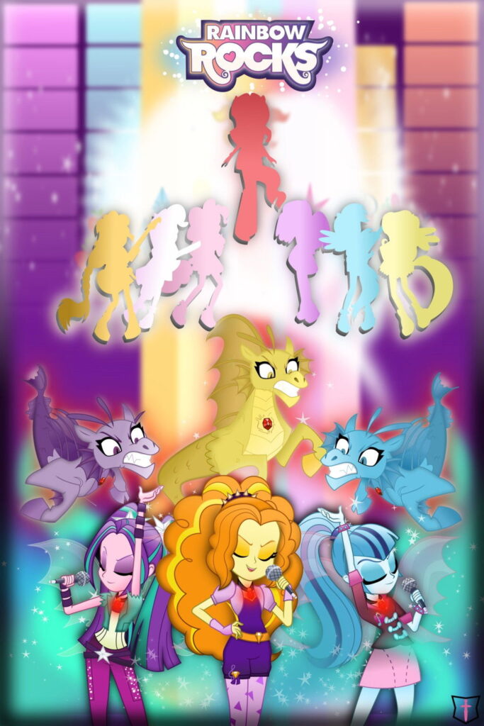 My Little Pony: Equestria Girls - Rainbow Rocks Animated (2014) - Vertical Movie Poster
