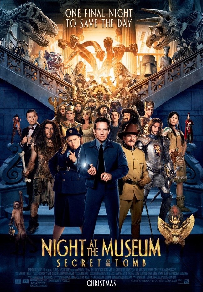 Night at the Museum: Secret of the Tomb (2014) - Vertical Movie Poster