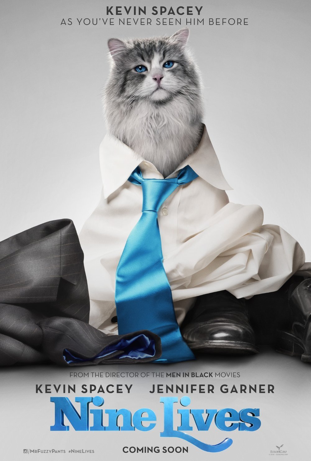 Nine Lives (2016) - Vertical Movie Poster