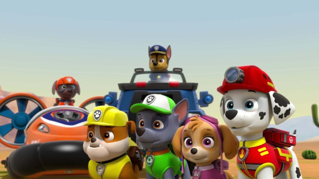 Paw Patrol Seasons 2 and 3 on Netflix in July 2025