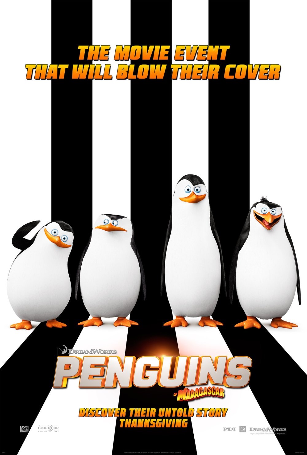 Penguins of Madagascar (2014) - Vertical Movie Poster