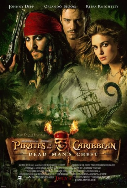 Pirates of the Caribbean: Dead Man's Chest (2006) - Vertical Movie Poster
