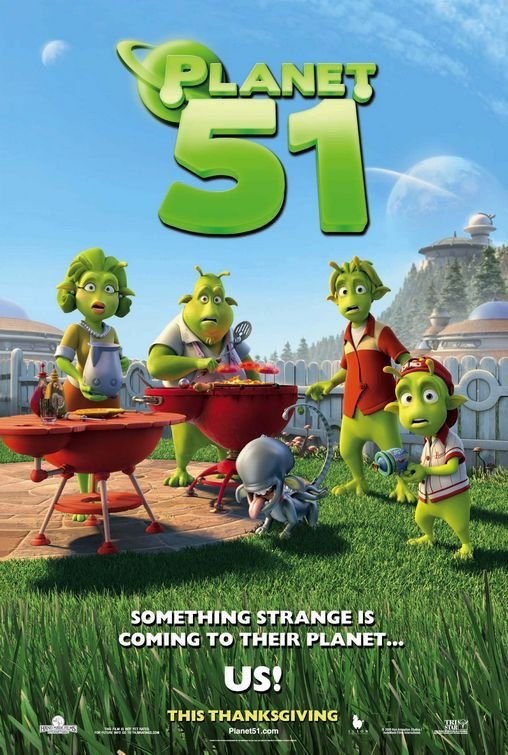 Planet 51 (2009) - Vertical Movie Poster