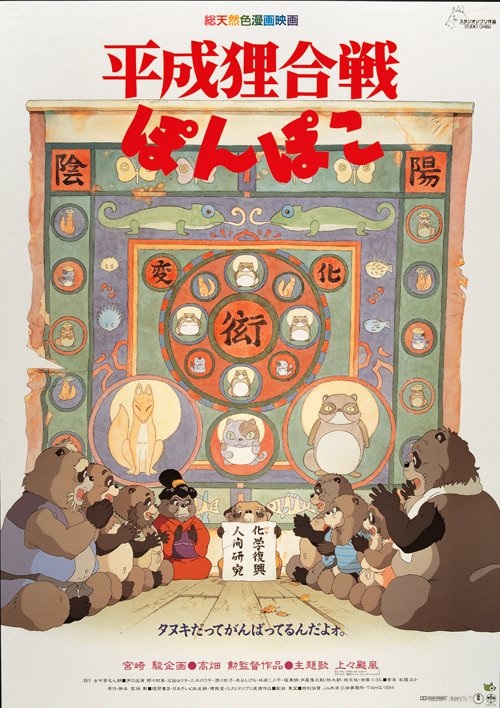 Pom Poko (1994) - Vertical Movie Poster