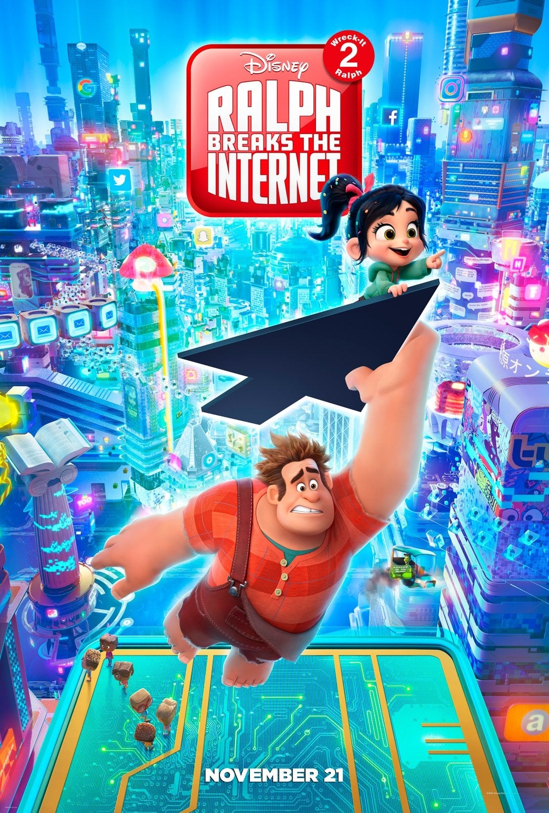 Ralph Breaks the Internet (2018) - Vertical Movie Poster
