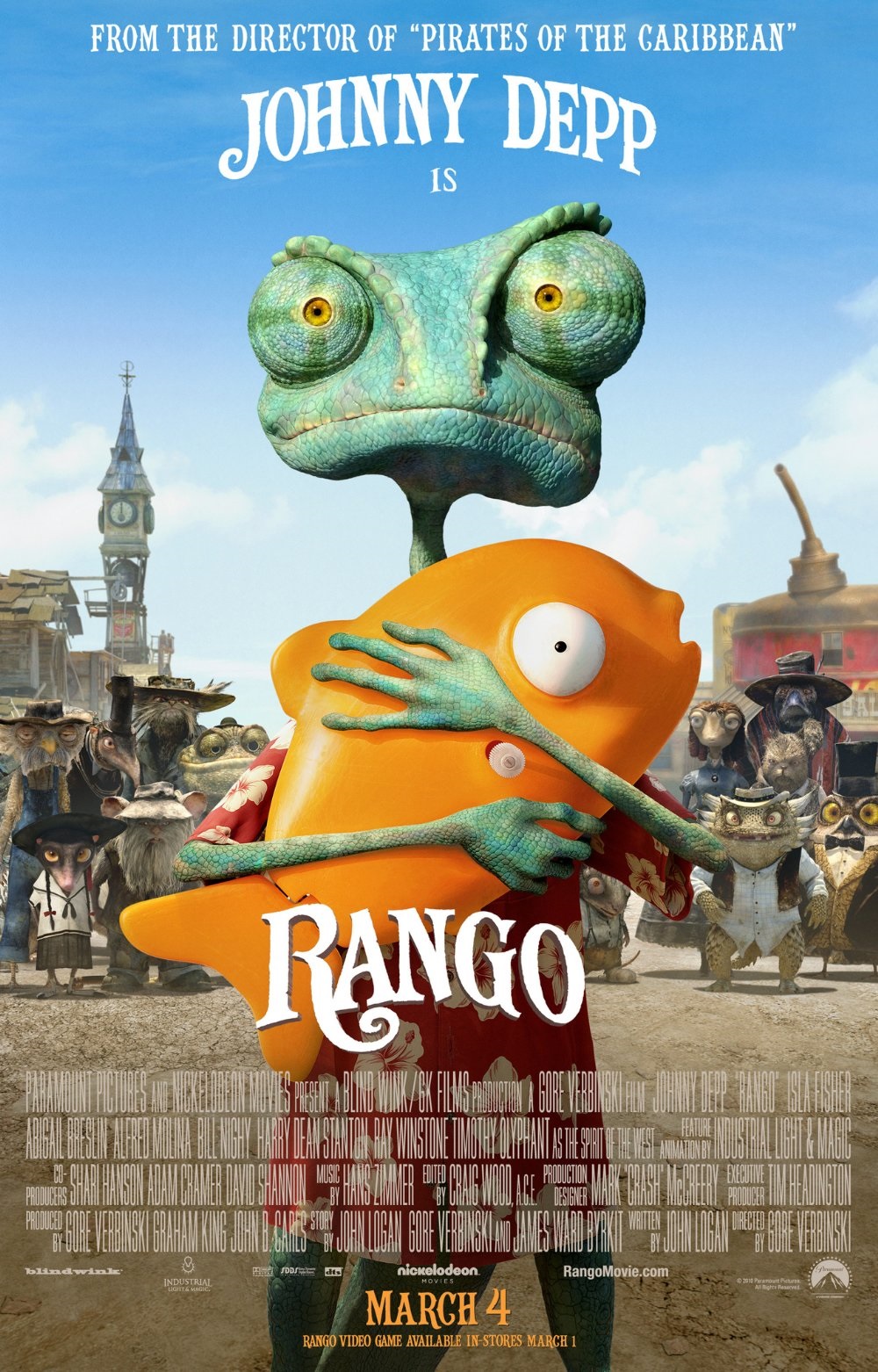 Rango (2011) - Vertical Movie Poster