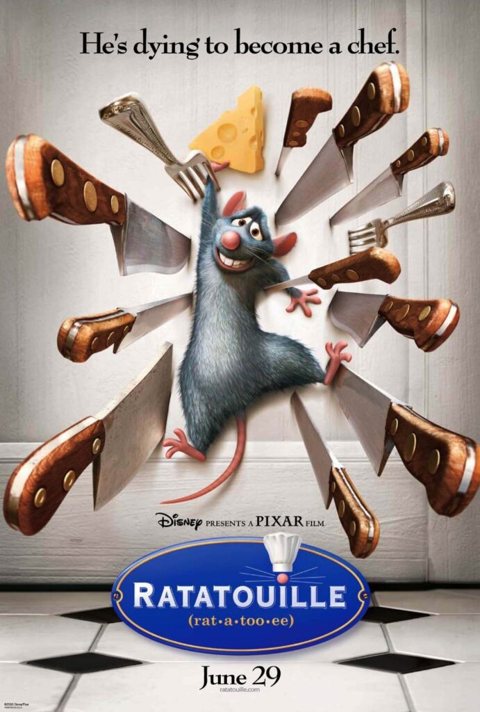 Ratatouille (2007) - Vertical Movie Poster