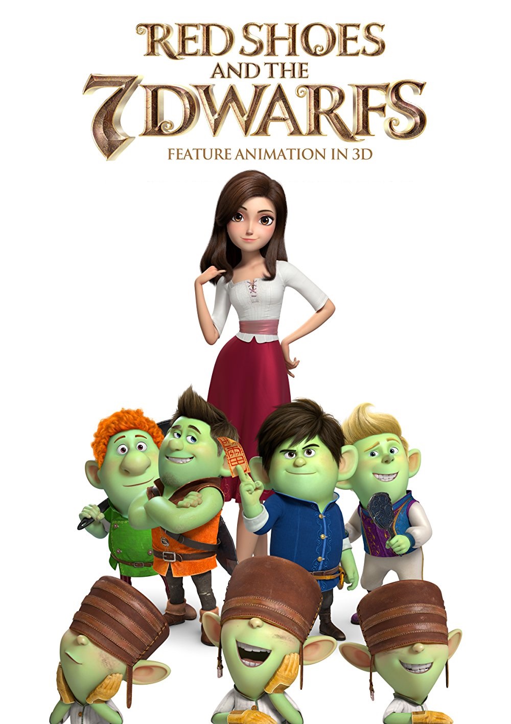 Red Shoes and the Seven Dwarfs (2019) - Vertical Movie Poster