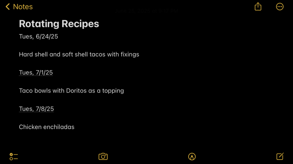 Rotate Recipes for Enhanced Engagement