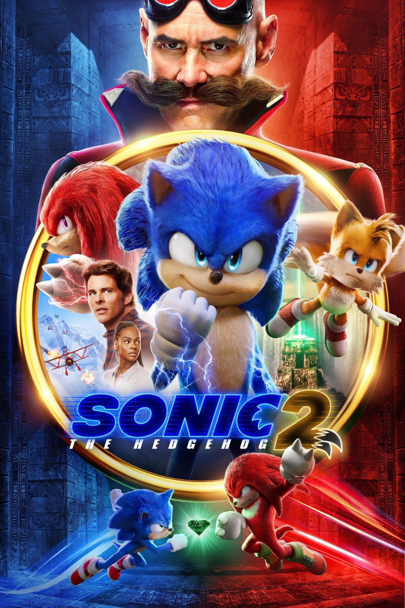 Sonic the Hedgehog 2 (2022) - Vertical Movie Poster