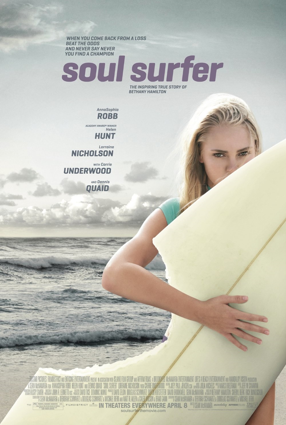 Soul Surfer (2011) - Vertical Movie Poster