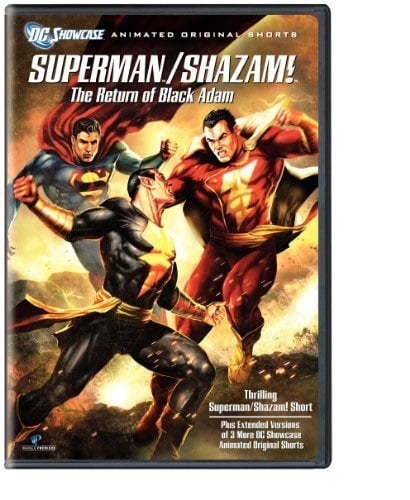 Superman/Shazam!: The Return of Black Adam (2010) - Vertical Movie Poster