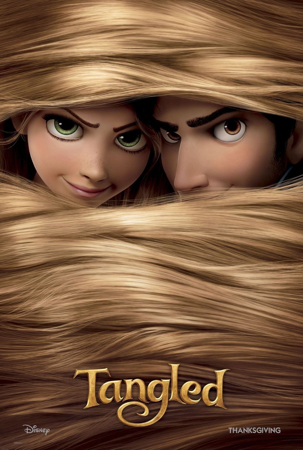 Tangled (2010) - Vertical Movie Poster