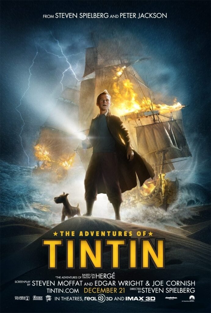 The Adventures of Tintin (2011) - Vertical Movie Poster