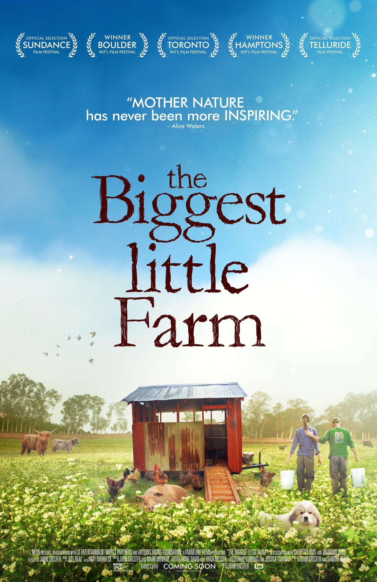 The Biggest Little Farm (2018) - Vertical Movie Poster