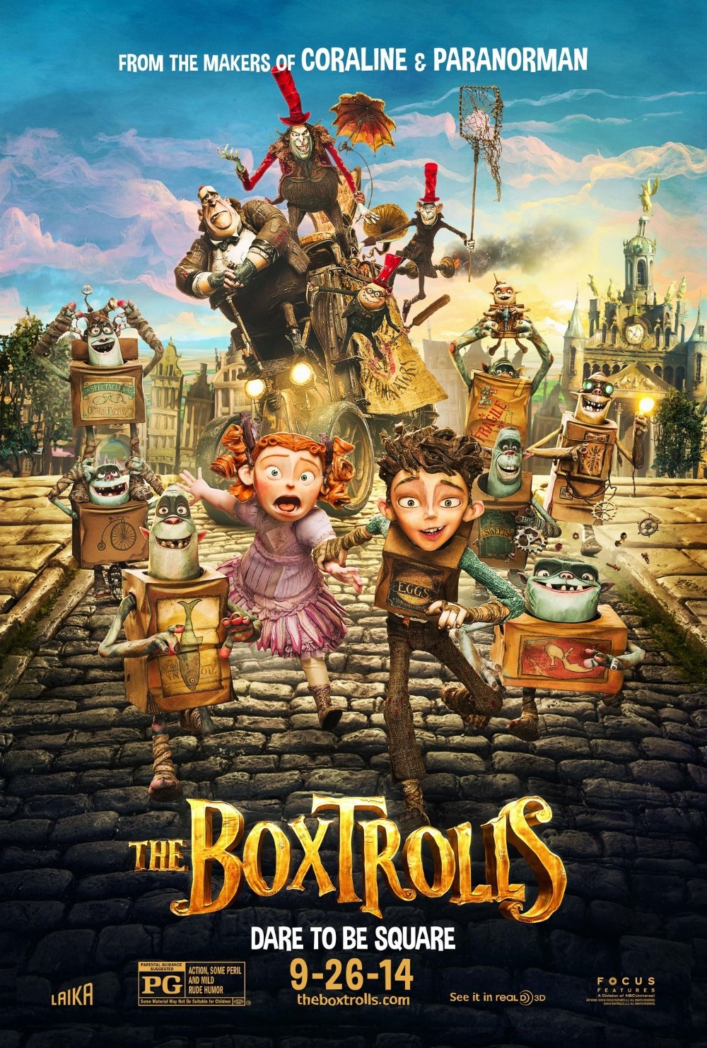 The Boxtrolls (2014) - Vertical Movie Poster