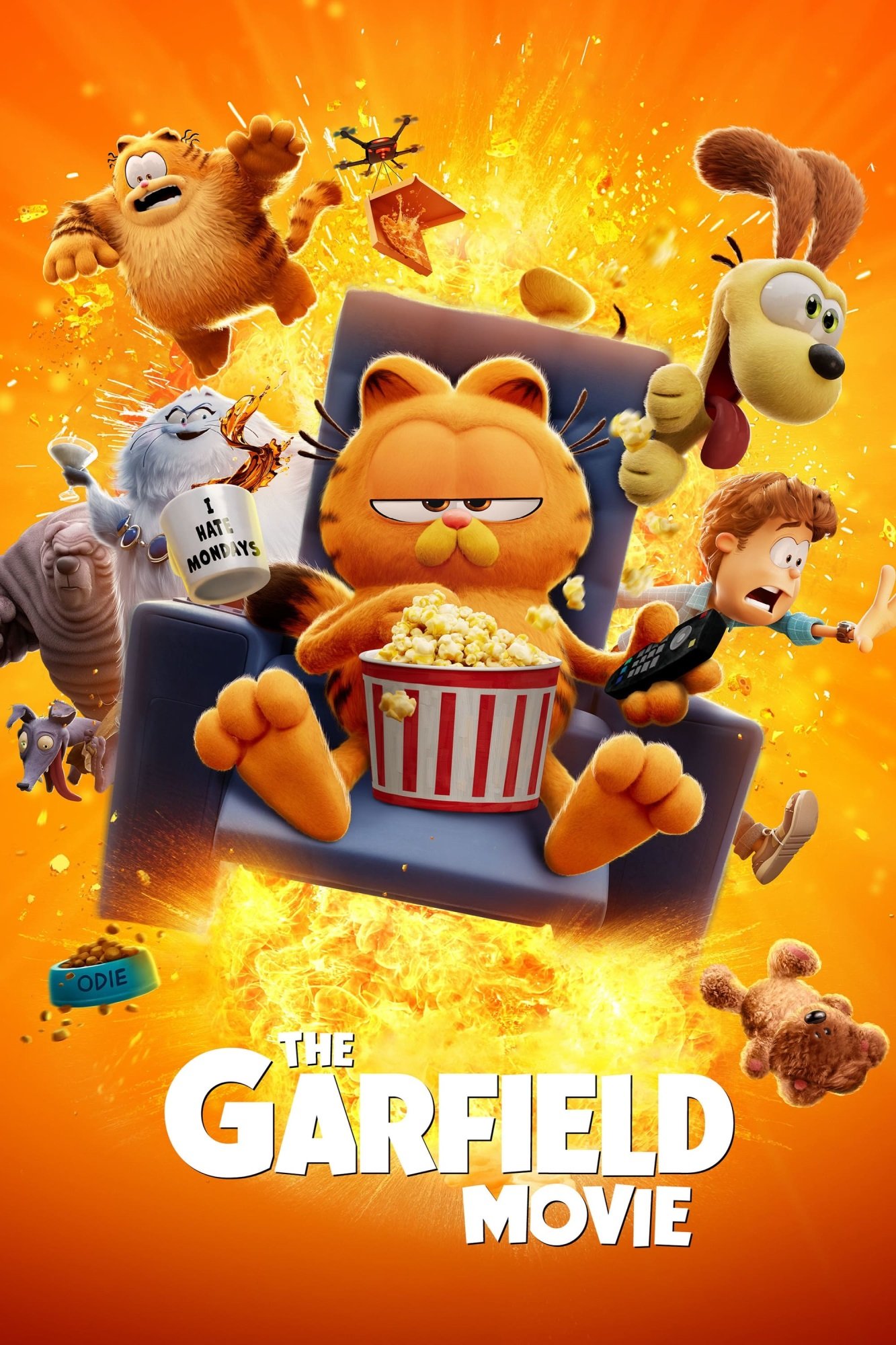 The Garfield Movie (2024) - Vertical Movie Poster