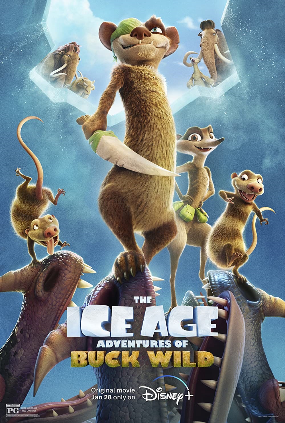 The Ice Age Adventures of Buck Wild (2022) - Vertical Movie Poster