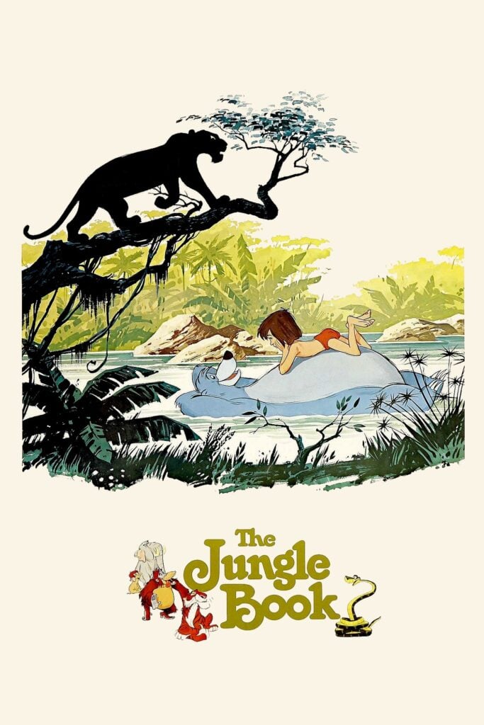 The Jungle Book (1967) - Vertical Movie Poster