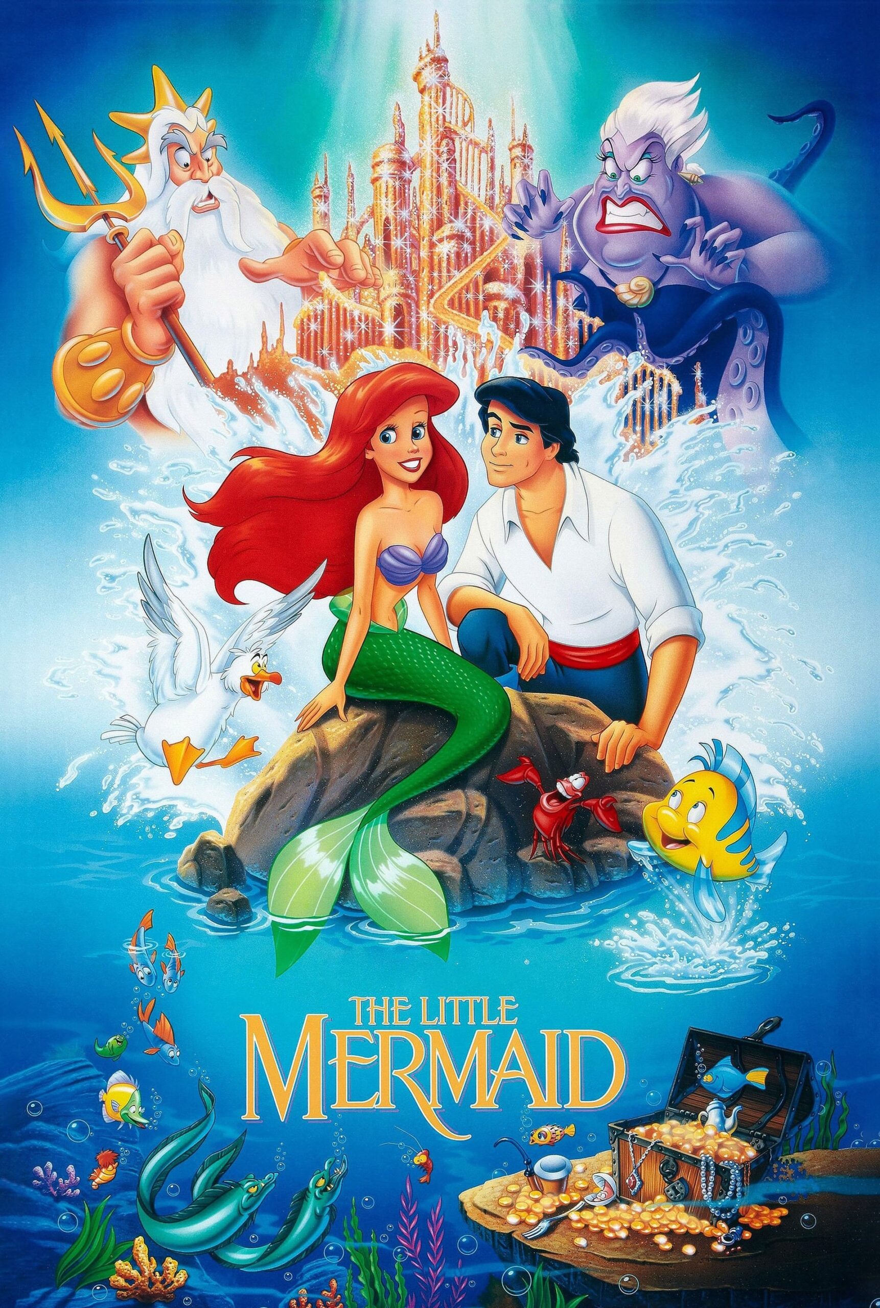 The Little Mermaid (1989) - Vertical Movie Poster