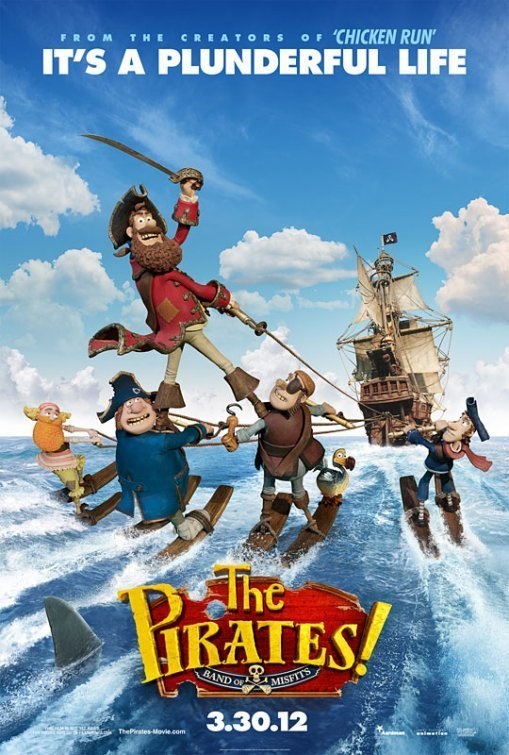 The Pirates! Band of Misfits (2012) - Vertical Movie Poster