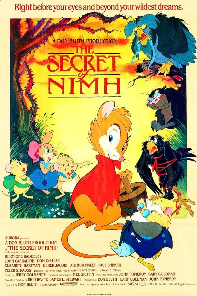 The Secret of NIMH (1982) - Vertical Movie Poster