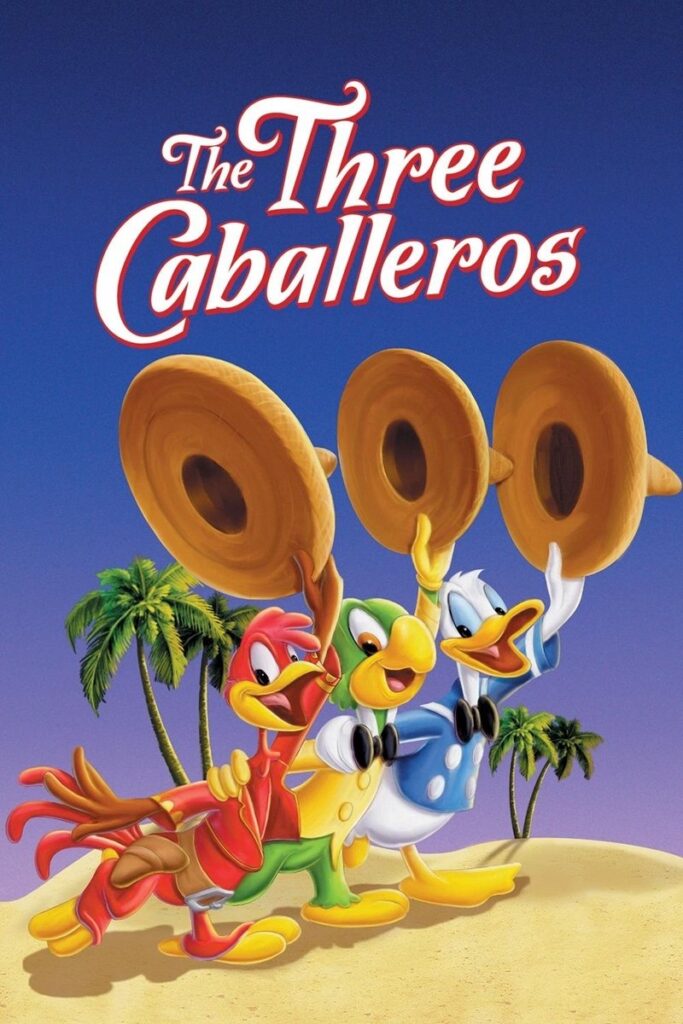 The Three Caballeros (1944) - Vertical Movie Poster