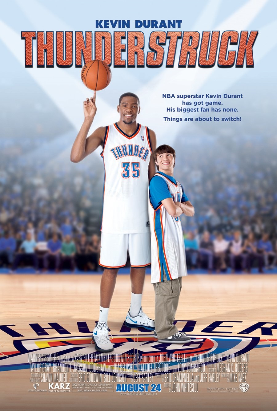 Thunderstruck (2012) - Vertical Movie Poster