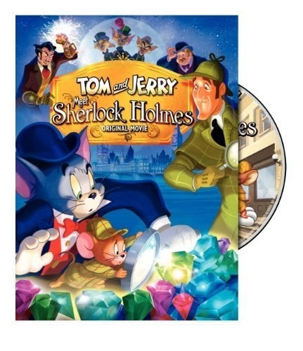 Tom and Jerry Meet Sherlock Holmes (2010) - Vertical Movie Poster