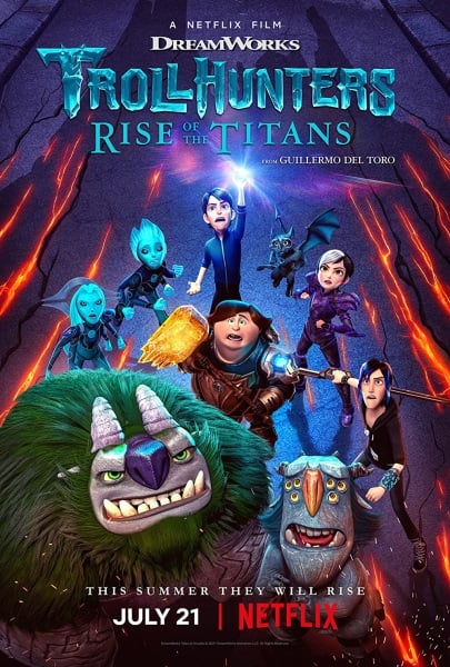 Trollhunters: Rise of the Titans (2021) - Vertical Movie Poster