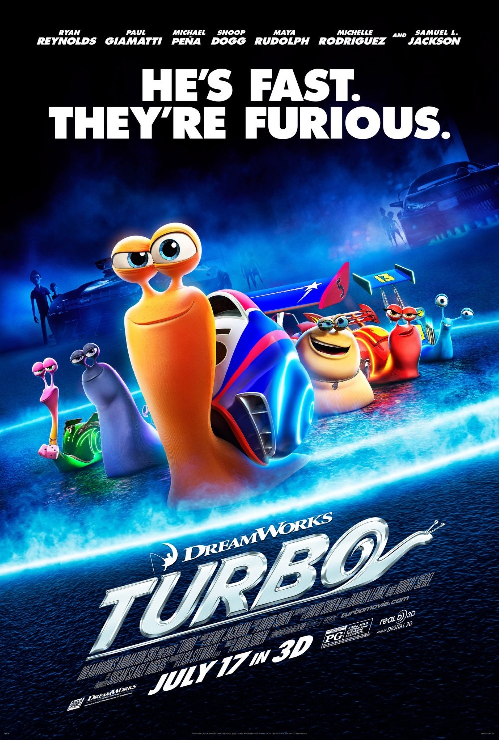 Turbo (2013) - Vertical Movie Poster