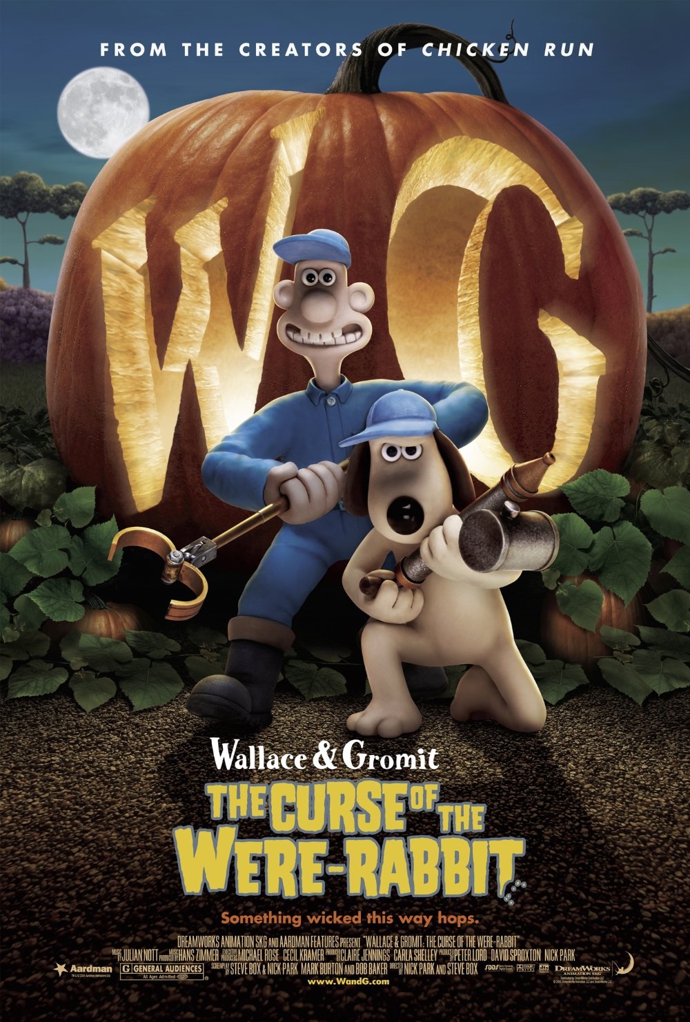 Wallace & Gromit: The Curse of the Were-Rabbit (2005) - Vertical Movie Poster