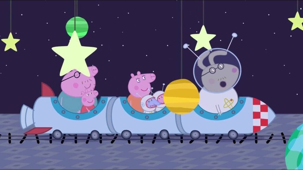 A Trip To the Moon Season 3 Episode 21 from Peppa Pig