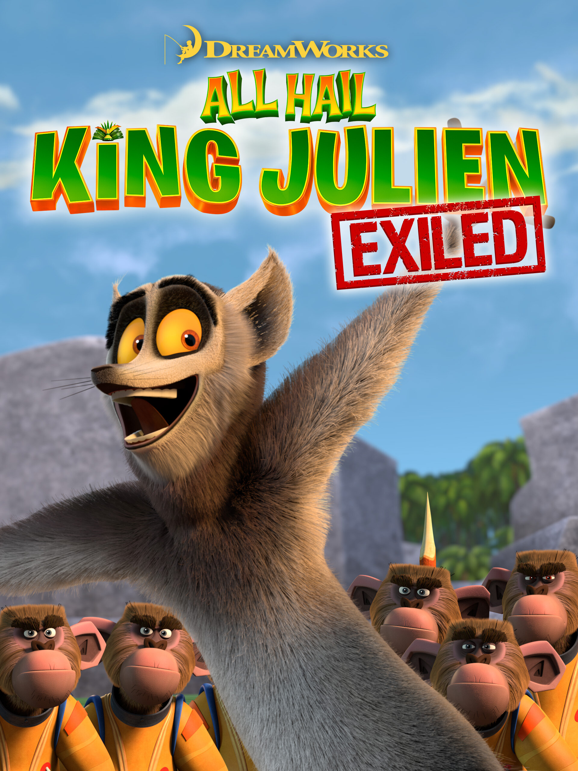 All Hail King Julien: Exiled - Vertical TV Show Poster