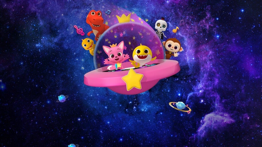 Baby Shark Space Adventure - Cartoons About The Moon