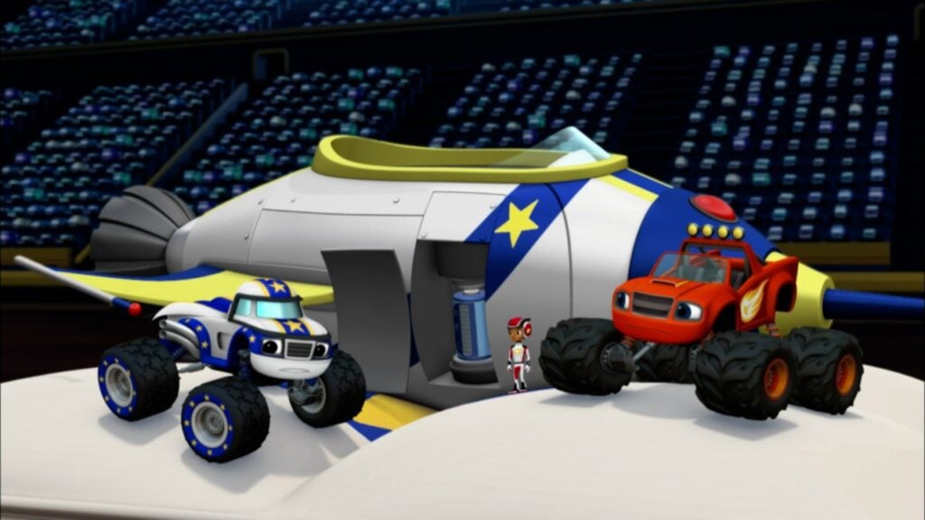 Darington to the Moon - Season 2 - Episode 8 from Blaze and the Monster Machines - Cartoons About the Moon