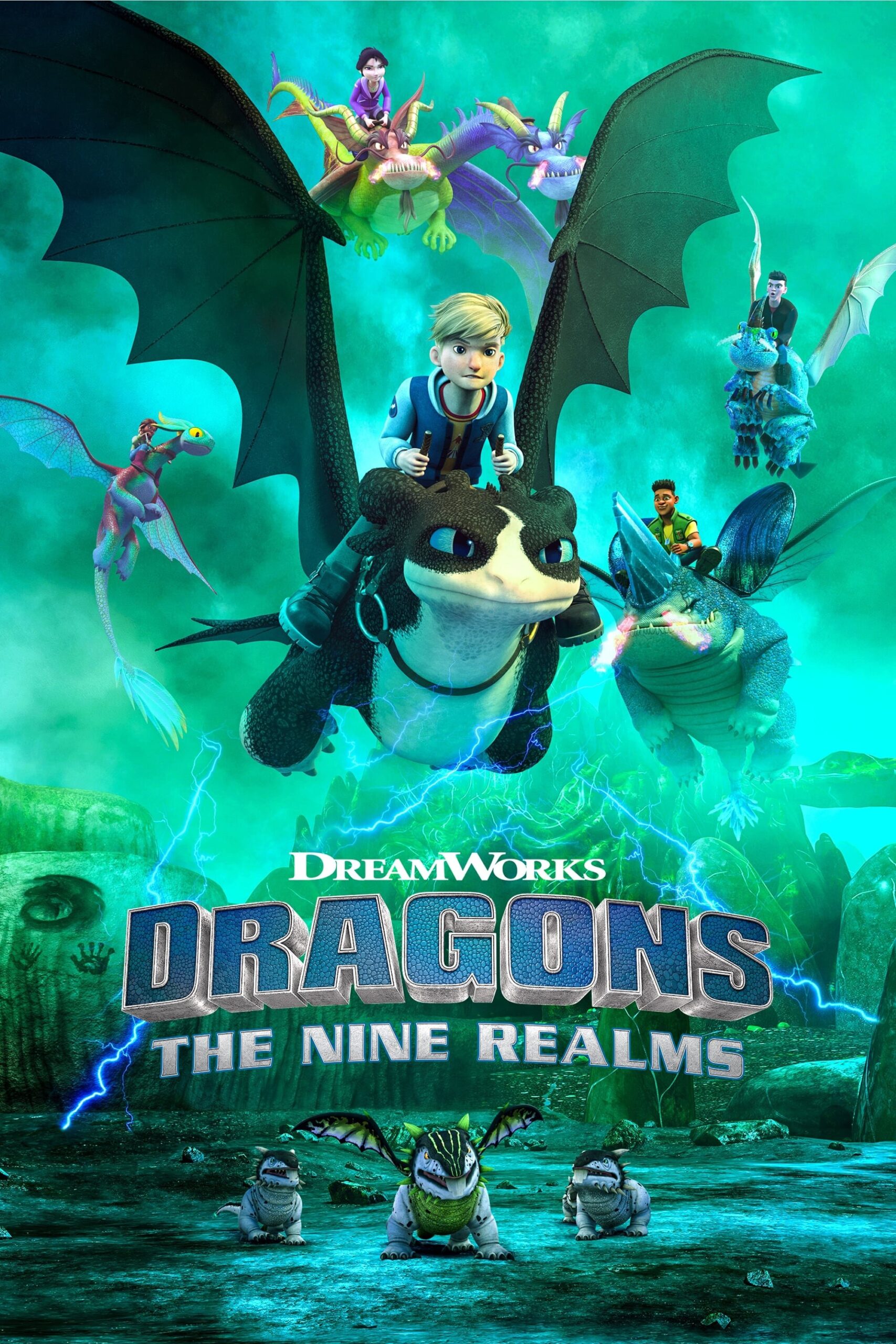 Dragons: The Nine Realms - Vertical TV Show Poster