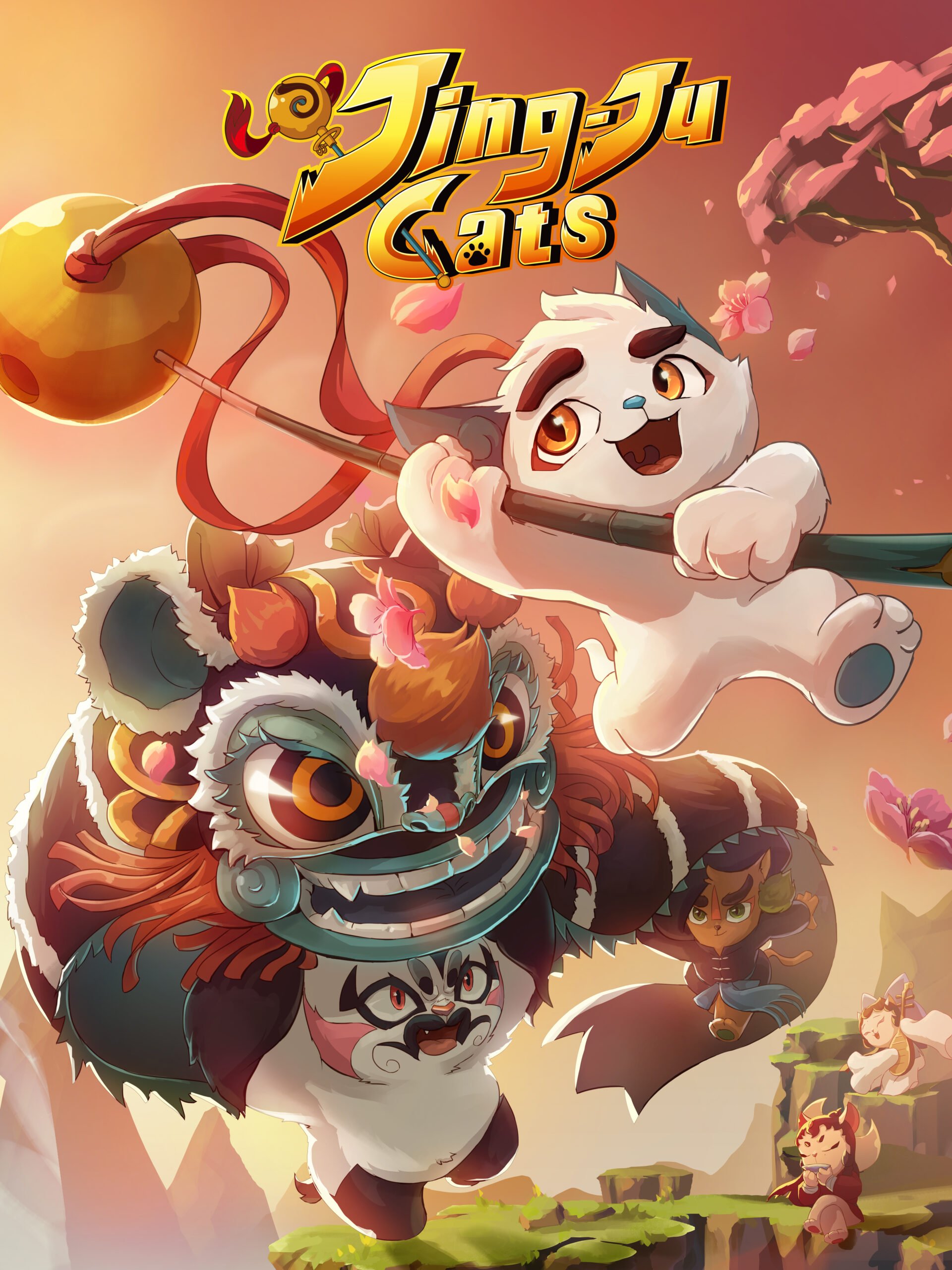 Jing-Ju Cats - Vertical TV Show Poster