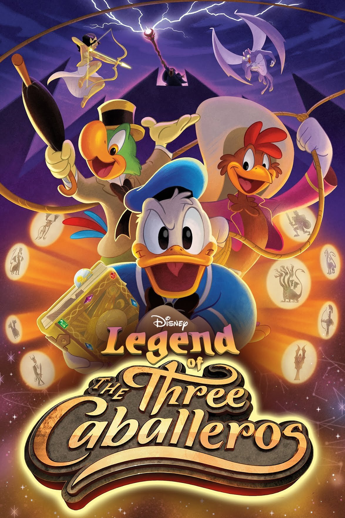 Legend of the Three Caballeros - Vertical TV Show Poster