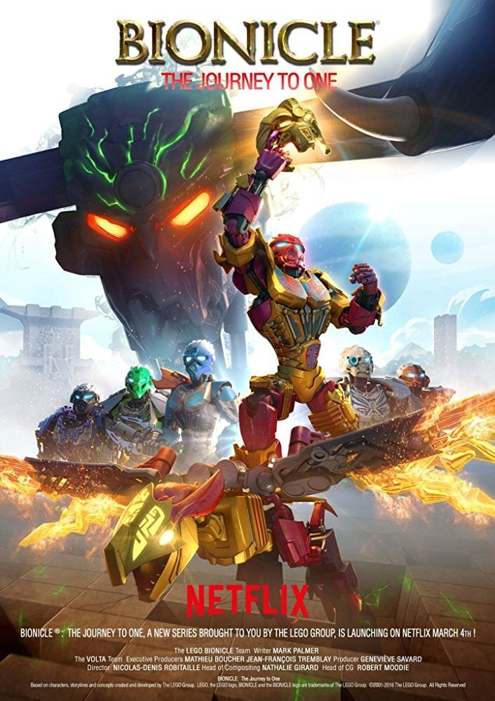 Lego Bionicle: The Journey to One - Vertical TV Show Poster